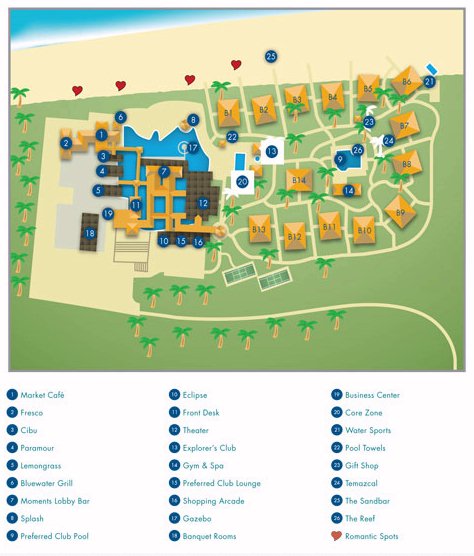 Now Sapphire Resort Map Mexcovery Empresa Lider En Turismo